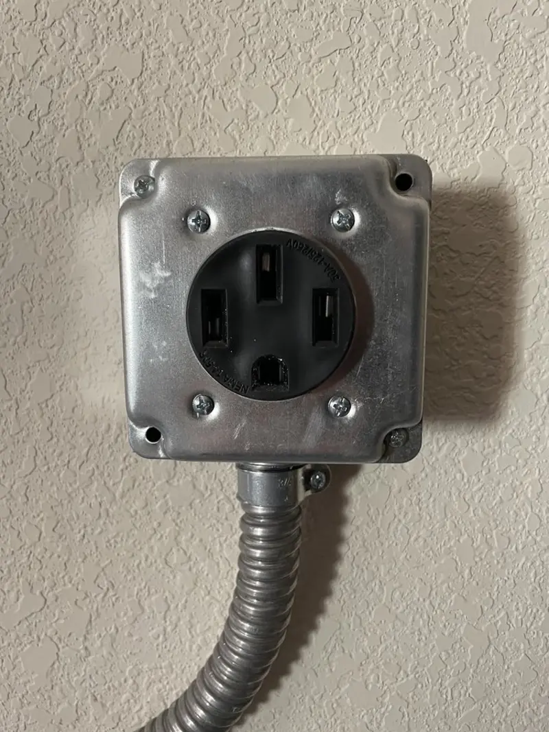 NEMA 14-50 outlet installed for Electrical Panel Upgrade in Oviedo